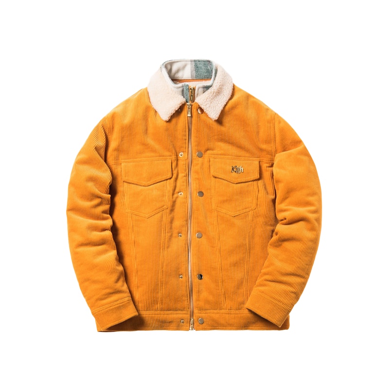 Kith Corduroy Laight Jacket Golden Yellow