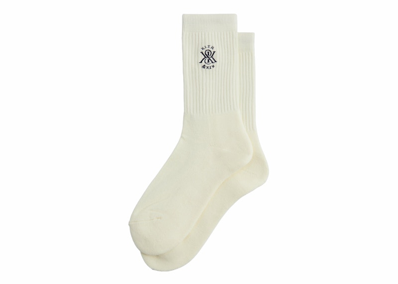 Kith Crest Crew Cotton Socks Silk