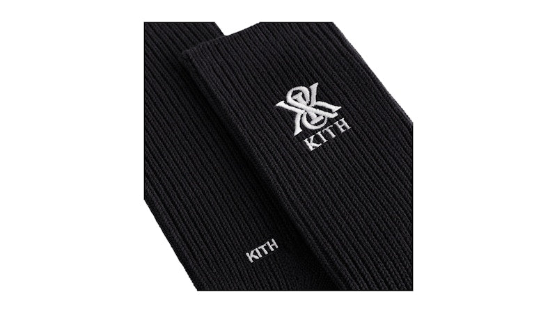 Kith Crest Relaxed Socks Black