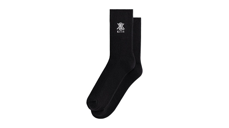 Kith Crest Relaxed Socks Black