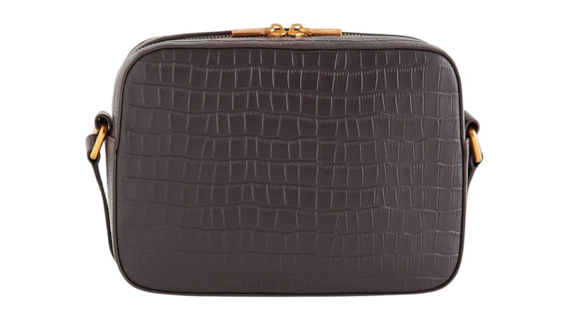 Kith Croc Debossed Leather Camera Crossbody Incognito
