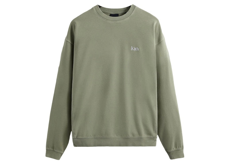 Kith Crystal Wash Interlock Vintage Crewneck Cavan