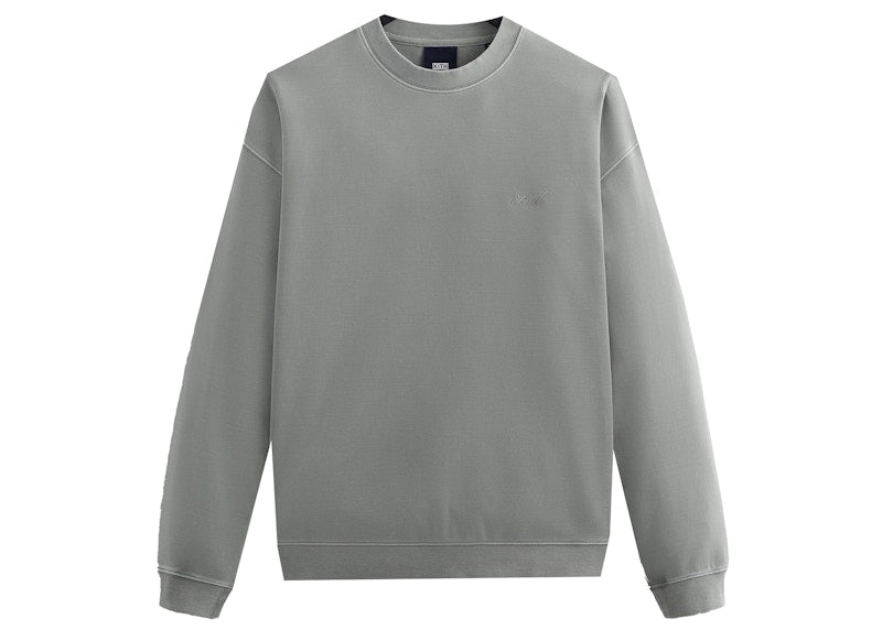 Kith Crystal Wash Interlock Vintage Crewneck Haze