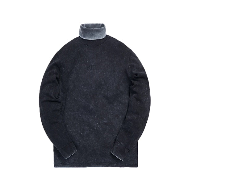 Kith Crystal Wash Turtleneck Black