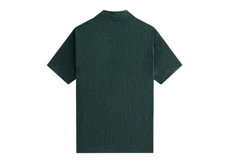 Kith Cupro Linen Short Sleeve Thompson Crossover Shirt Stadium