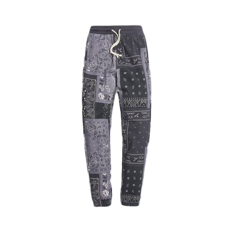 Kith Deconstructed Bandana Williams I Sweatpant Black