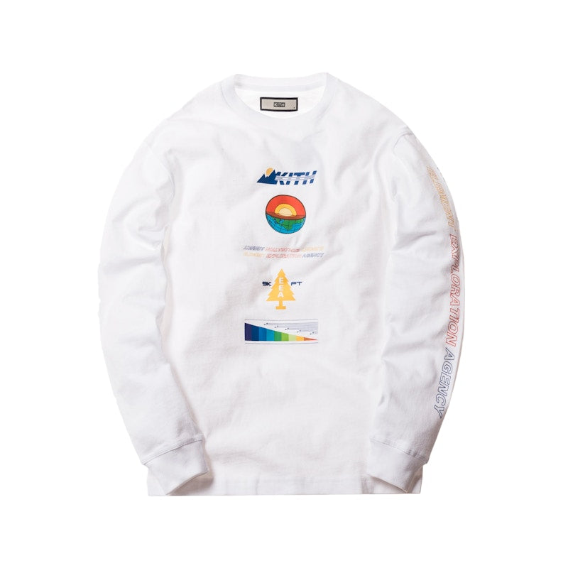Kith Diagram L/S Tee White