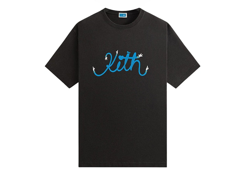 Kith Disney Donald Duck Arms Vintage Tee Black