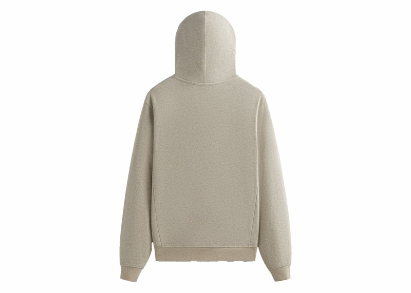 Kith Double Face Williams V Full Zip Hoodie Sandy Heather