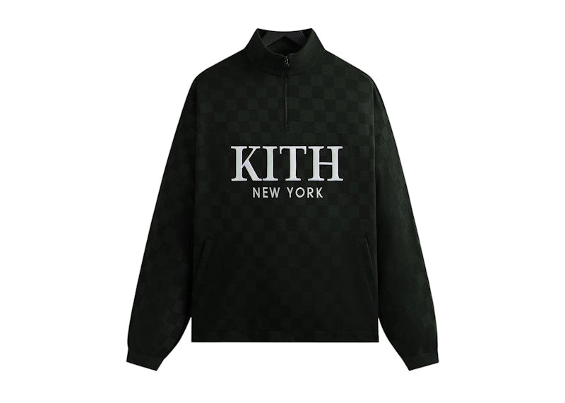 Kith Double Weave Davis Quarter Zip Pullover Stadium