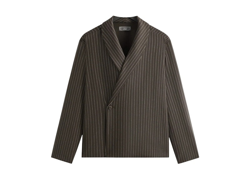 Kith Double Weave Long Sleeve Thompson Crossover Shirt Kindling