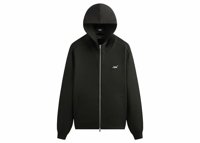 Kith Double Weave Selfridge Zip Up Hoodie Black