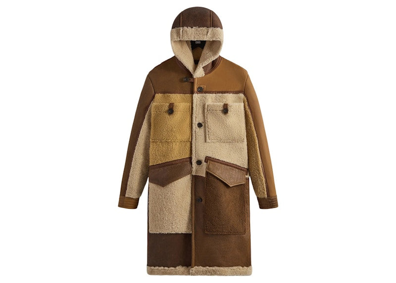 Kith Elm Shearling Parka Chestnut