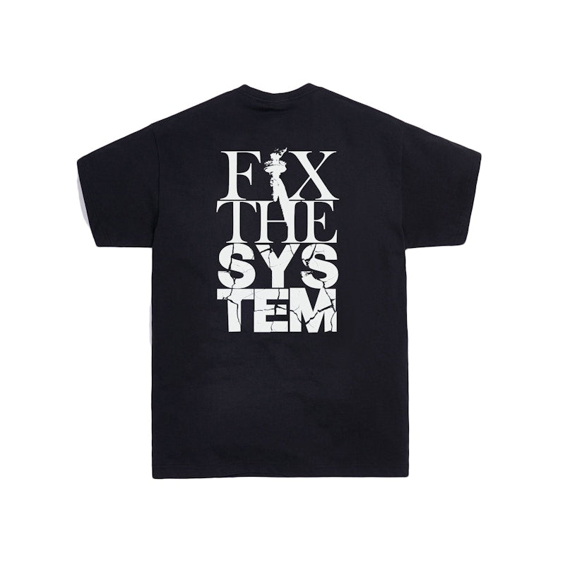 Kith FIX THE SYSTEM Tee Black