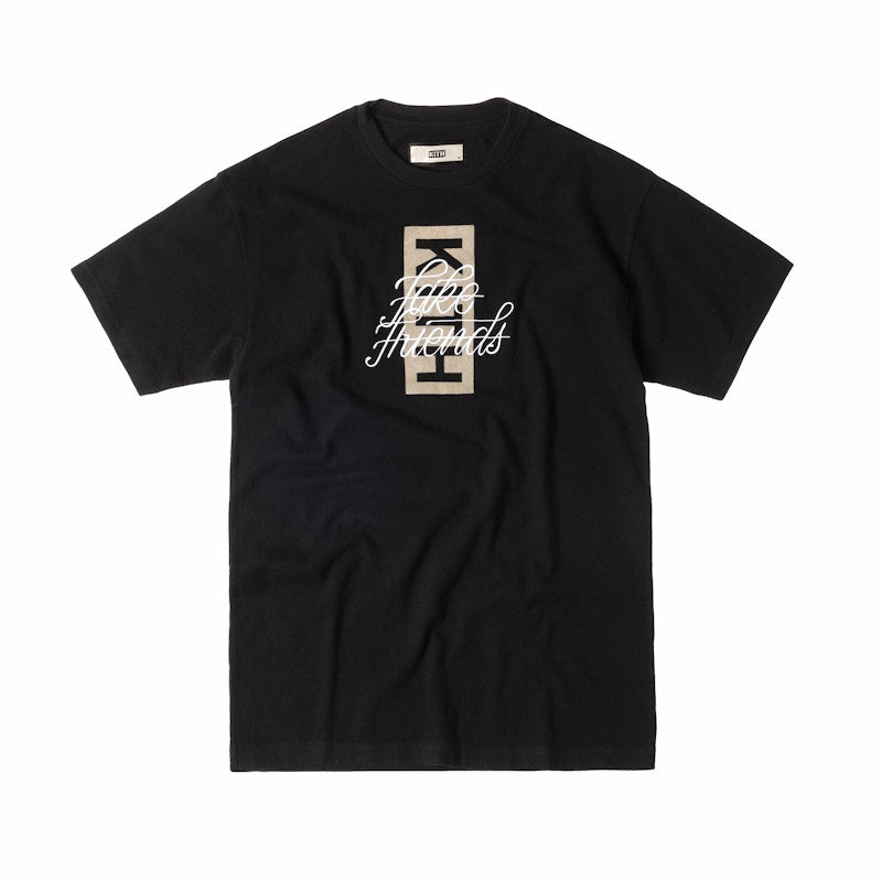 Kith Fake Friends Script Tee Black