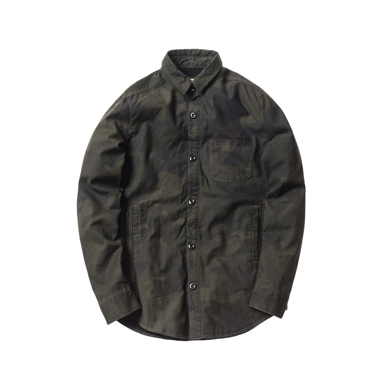 Kith Fatigue Ginza Button-Up Woodland Camo
