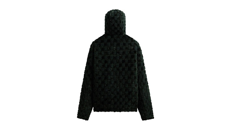 Kith Faux Fur Cropped Hoodie Bomber Stadium