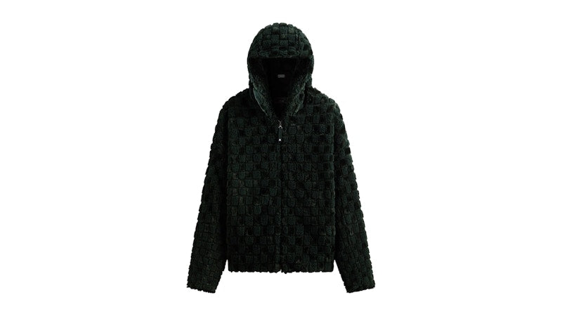 Kith Faux Fur Cropped Hoodie Bomber Stadium