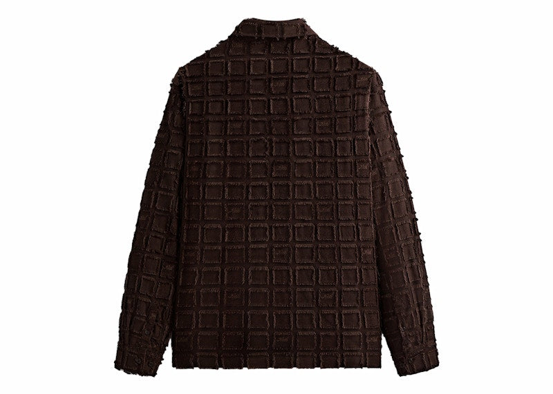 Kith Fils Coupe Check Boxy Collared Overshirt Kindling