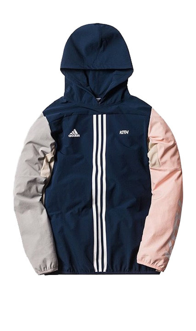 Kith Flamingos Hooded Piste Jacket Navy