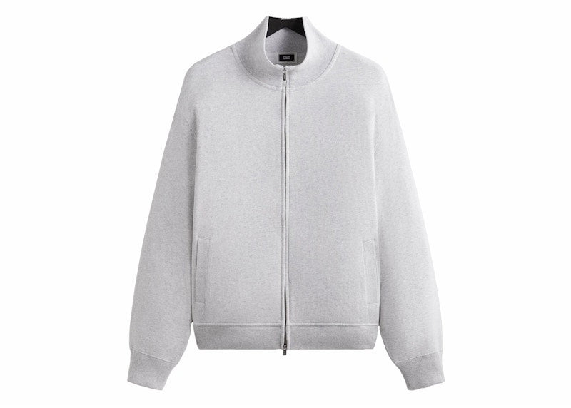 Kith Fleece Wyona Full Zip Light Heather Grey