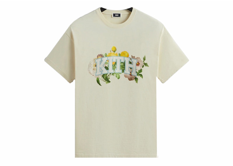 Kith Floral Arch Vintage Tee Sandrift