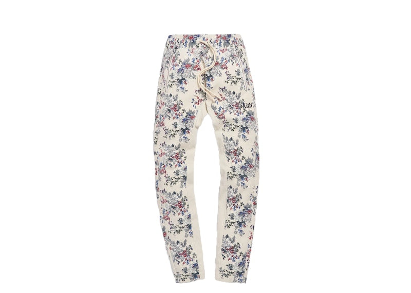 Kith Floral Bleecker Sweatpants Ivory/Multi