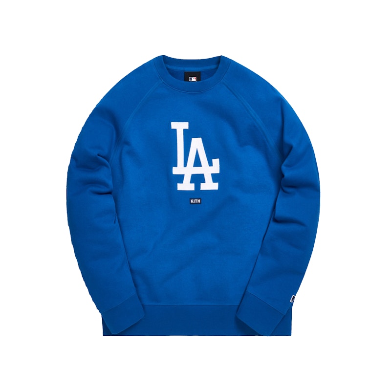 Kith For Major League Baseball Los Angeles Dodgers Crewneck Royal