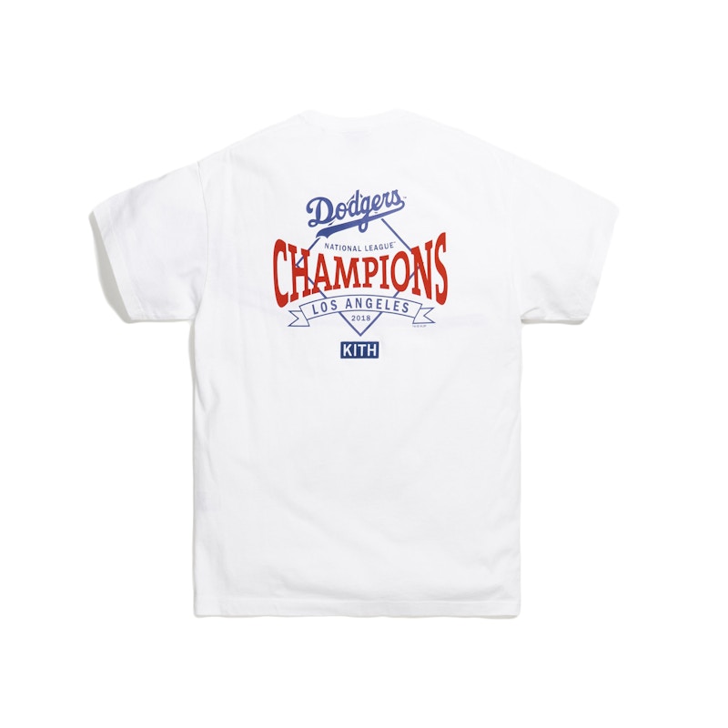 Kith For Major League Baseball Los Angeles Dodgers Homerun Tee White