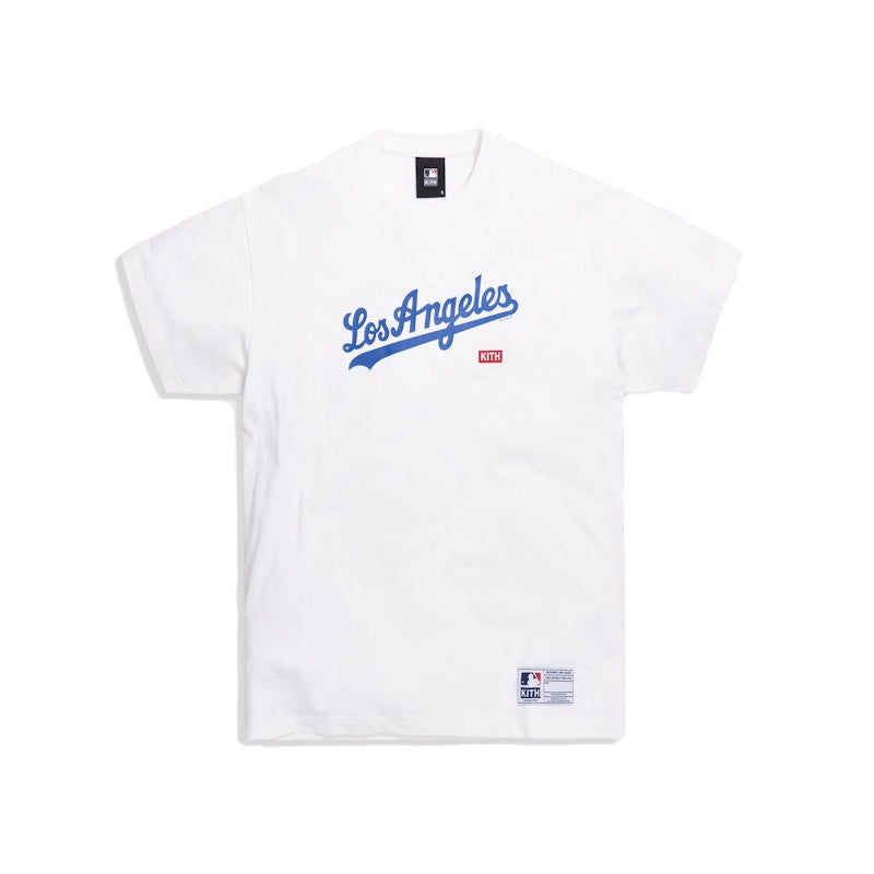 Kith For Major League Baseball Los Angeles Dodgers Tee White/Royal