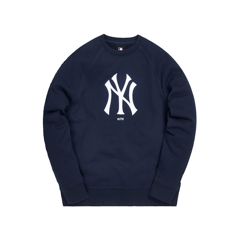 Kith For Major League Baseball New York Yankees Crewneck Navy/White