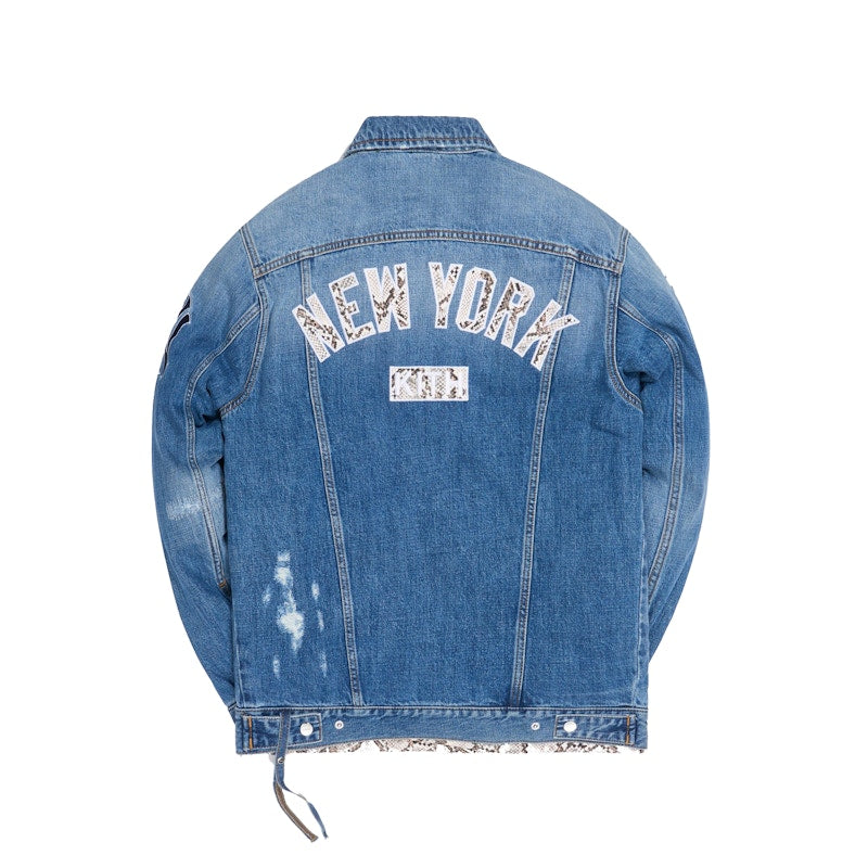 Kith For Major League Baseball New York Yankees Laight Denim Jacket Navy