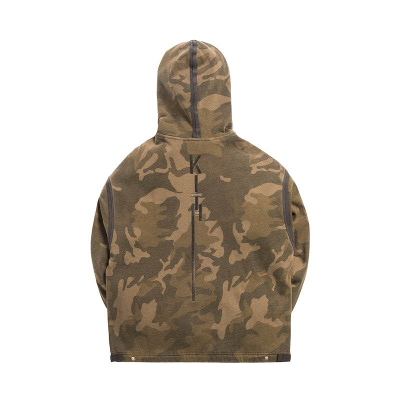 Kith Full Zip Cargo Hoode Camo