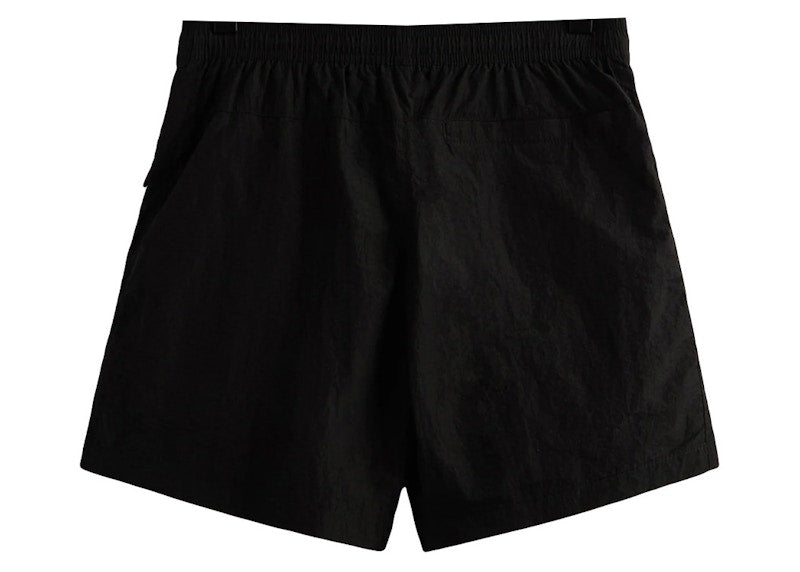 Kith Garment Washed Nylon Active Swim Short Black