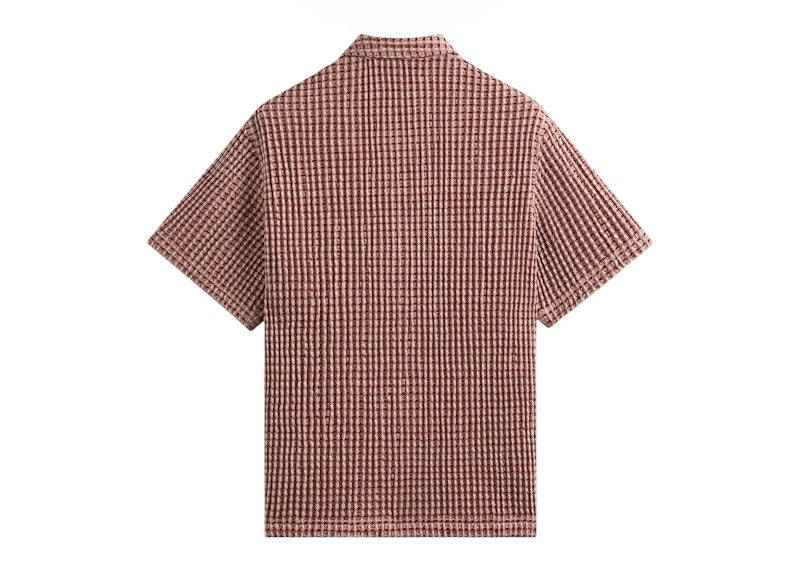 Kith Geometric Diamond Short Sleeve Boxy Collared Overshirt Bitters