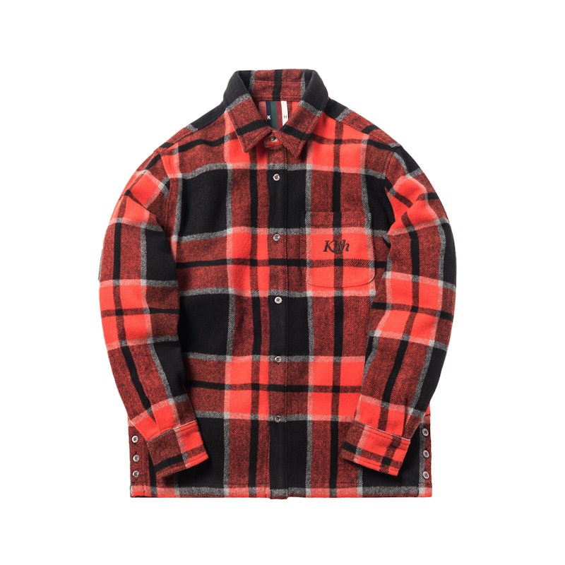 Kith Ginza Heavy Weight Flannel Black Plaid