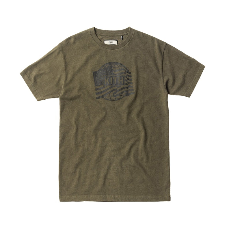 Kith Global State Tee Olive