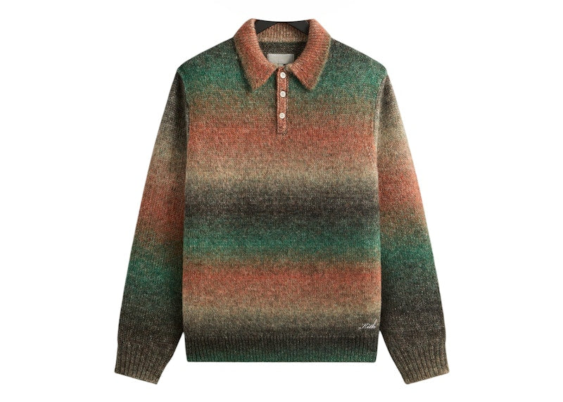 Kith Gradient Harmon Rugby Pullover Sweater Theory