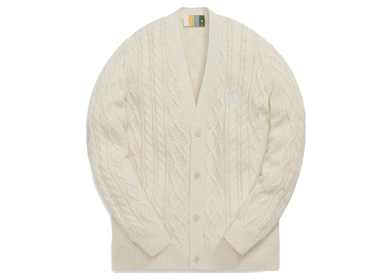 Kith Gramercy Cable Cardigan Sandrift