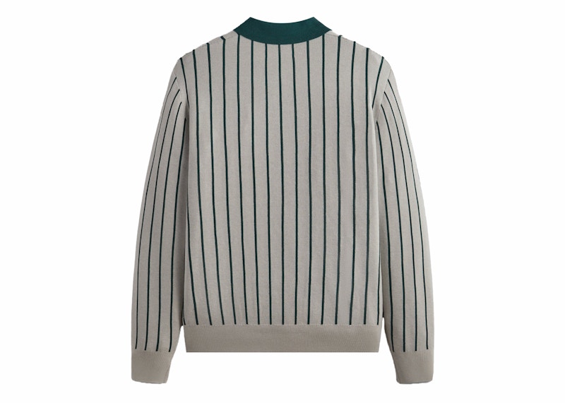 Kith Harmon Rugby Pullover Sweater Light Heather Grey