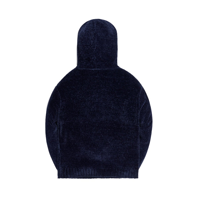 Kith Hayes Chenille Hoodie Navy