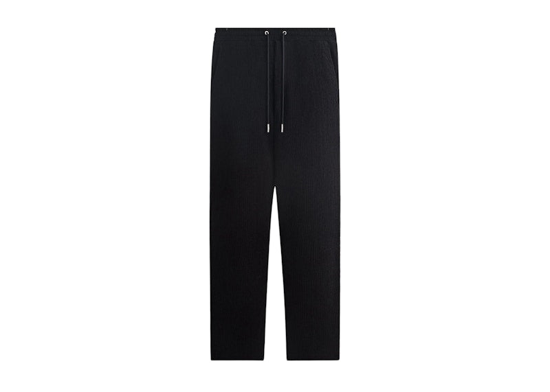 Kith Heavy Crepe Rib Knit Elmhurst Pant Black