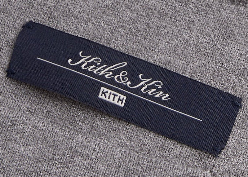 Kith Heavy Knit Elwood Pant Heather Grey