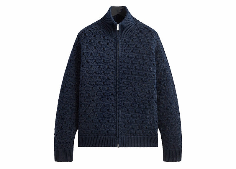 Kith Highland Crochet Wyona Fullzip Abyss