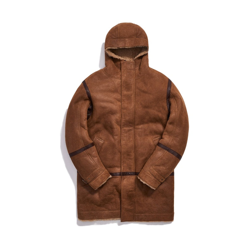 Kith Hilldale Shearling Parka (FW19) Tan