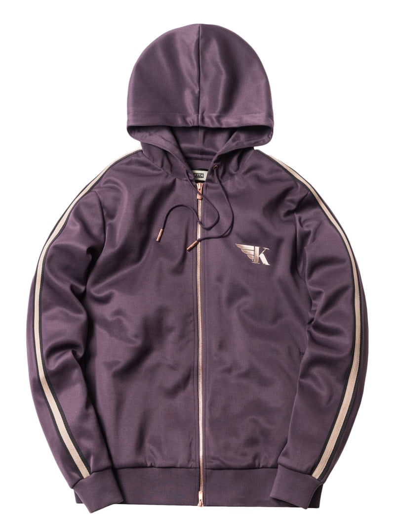Kith Hooded Track Jacket Vintage Violet
