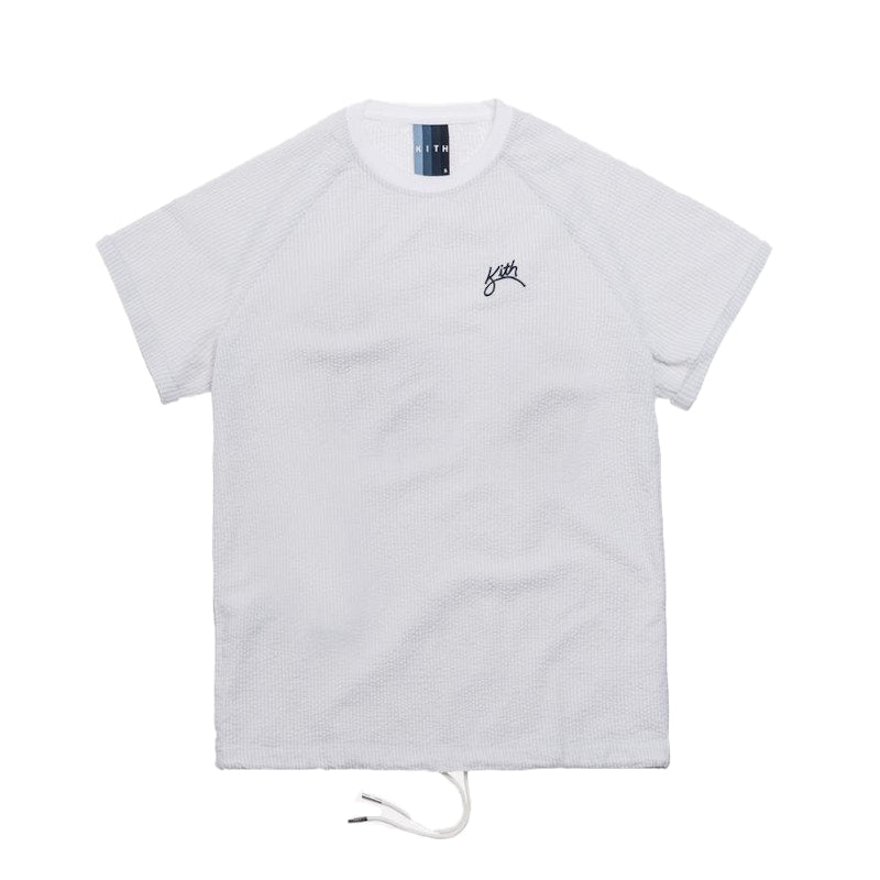 Kith Howard Seersucker Tee White