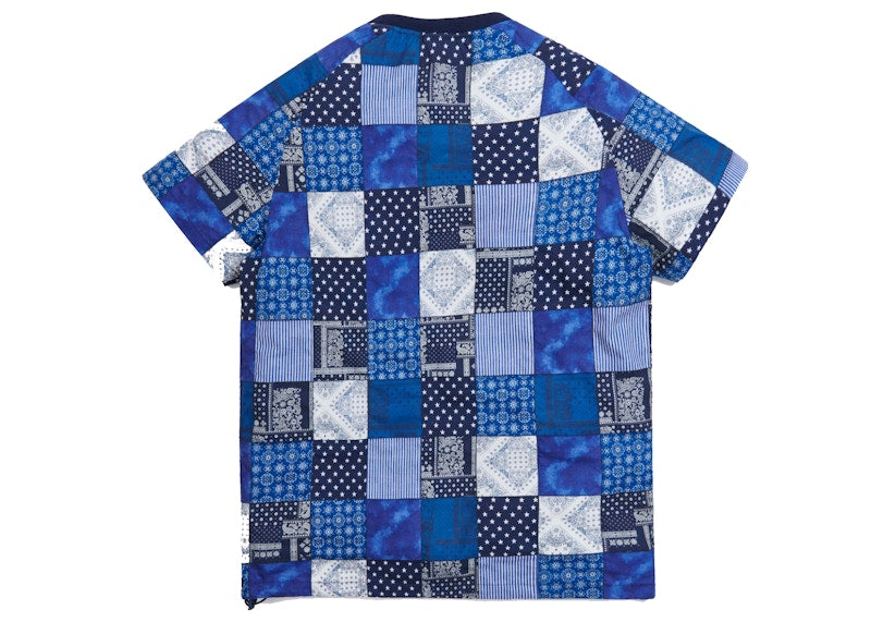 Kith Indigo Patchwork Howard Tee Navy/Multi