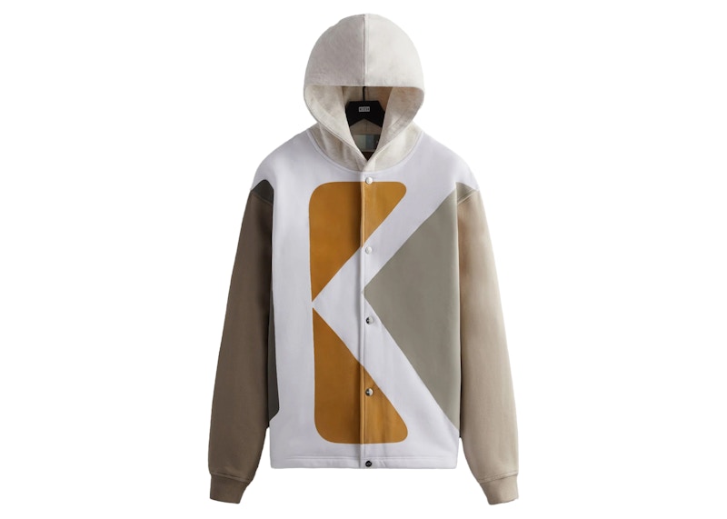Kith Initial K Hooded Coaches Jacket Ashlar