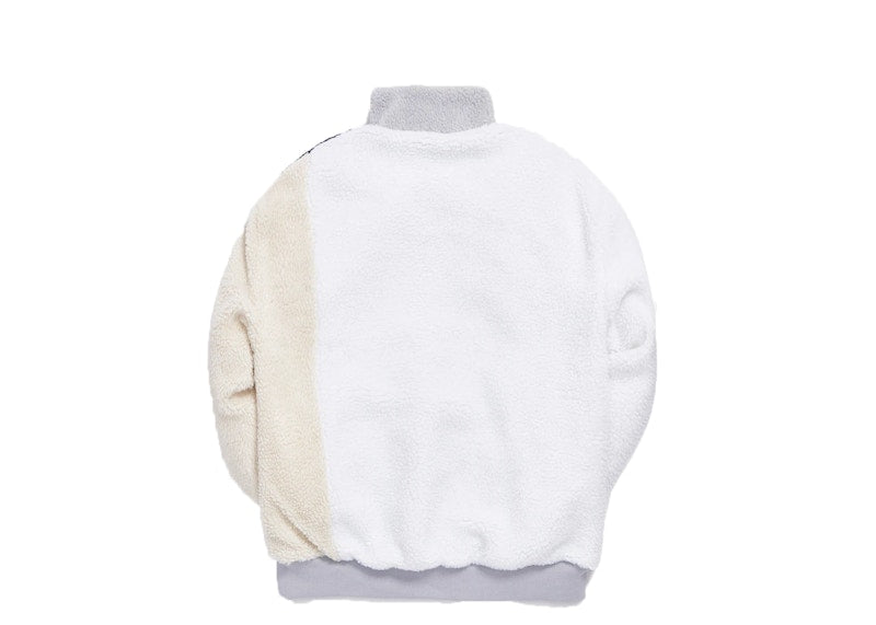 Kith Initial K Mock Sherpa Quarter-Zip Grey/Multi